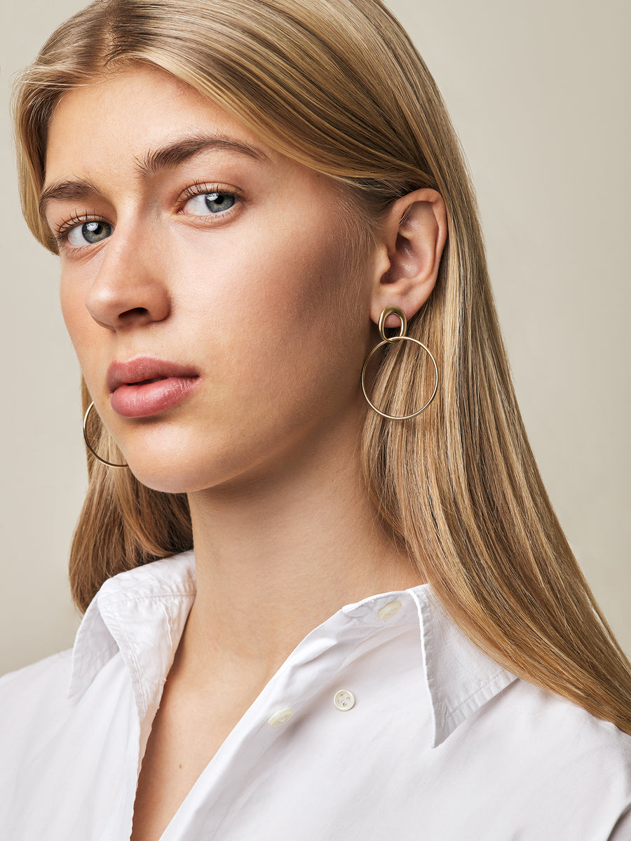 Organic Shapes - Hoop earrings