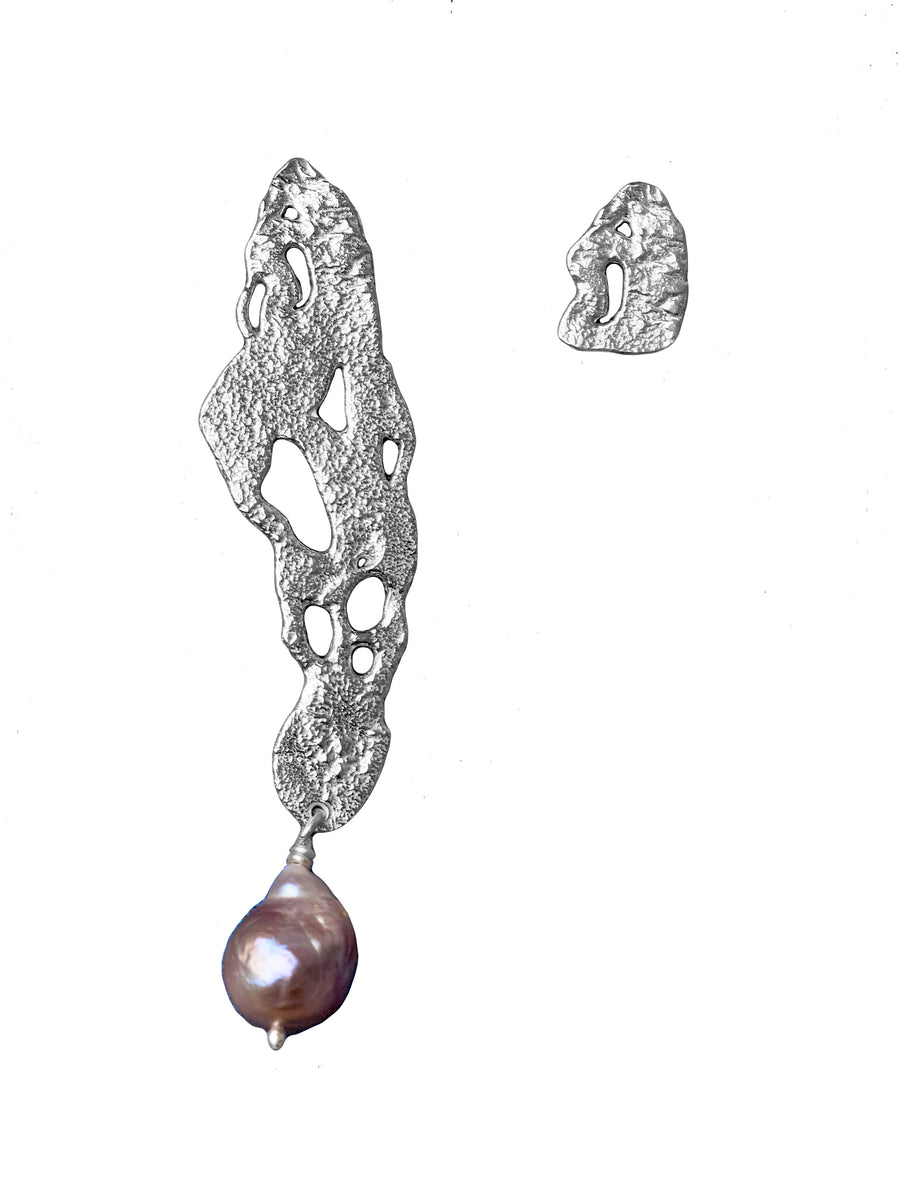 Organic Shapes - Asymmetric w. Pearl