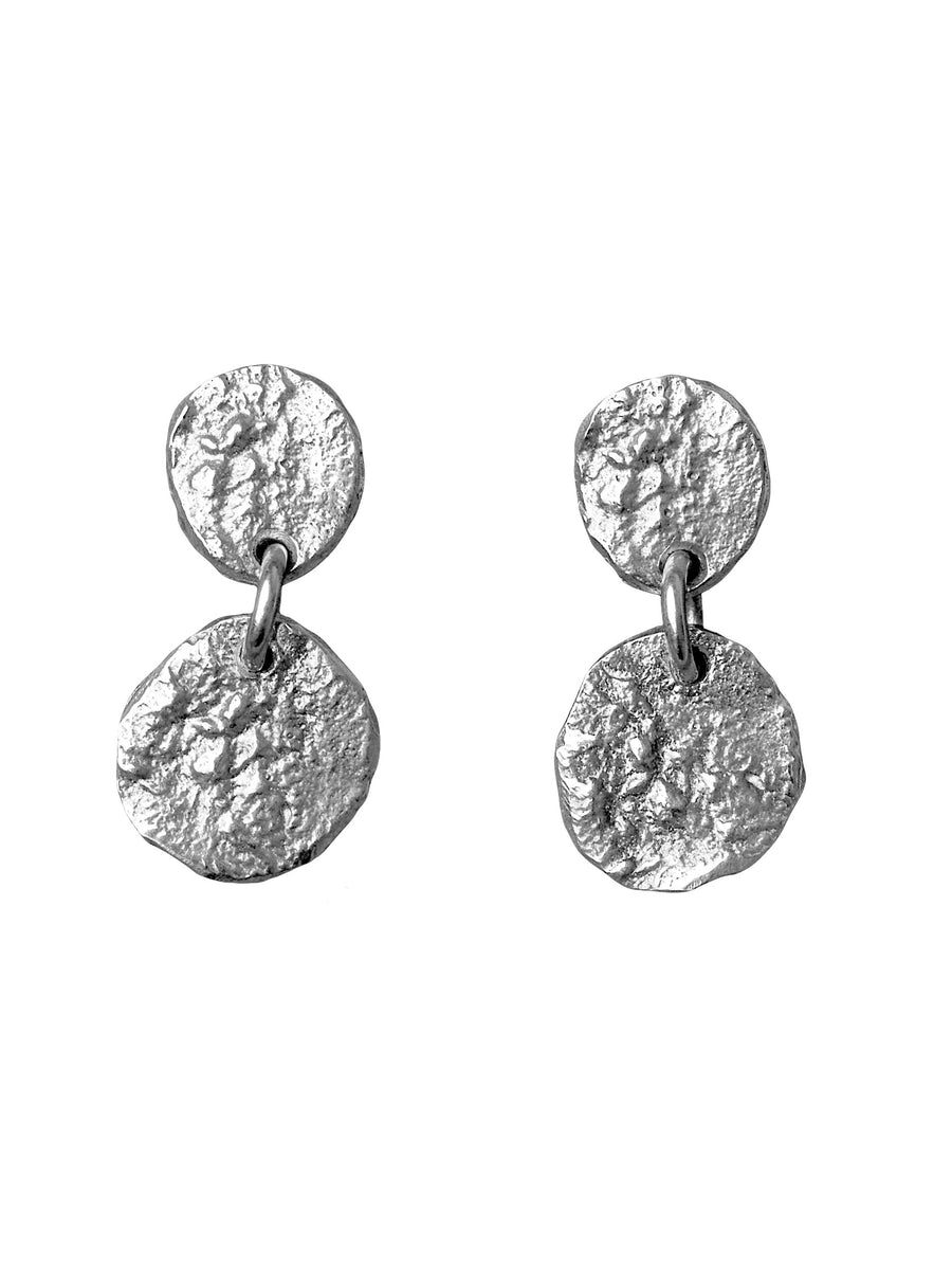 Organic Shapes - Coin earrings