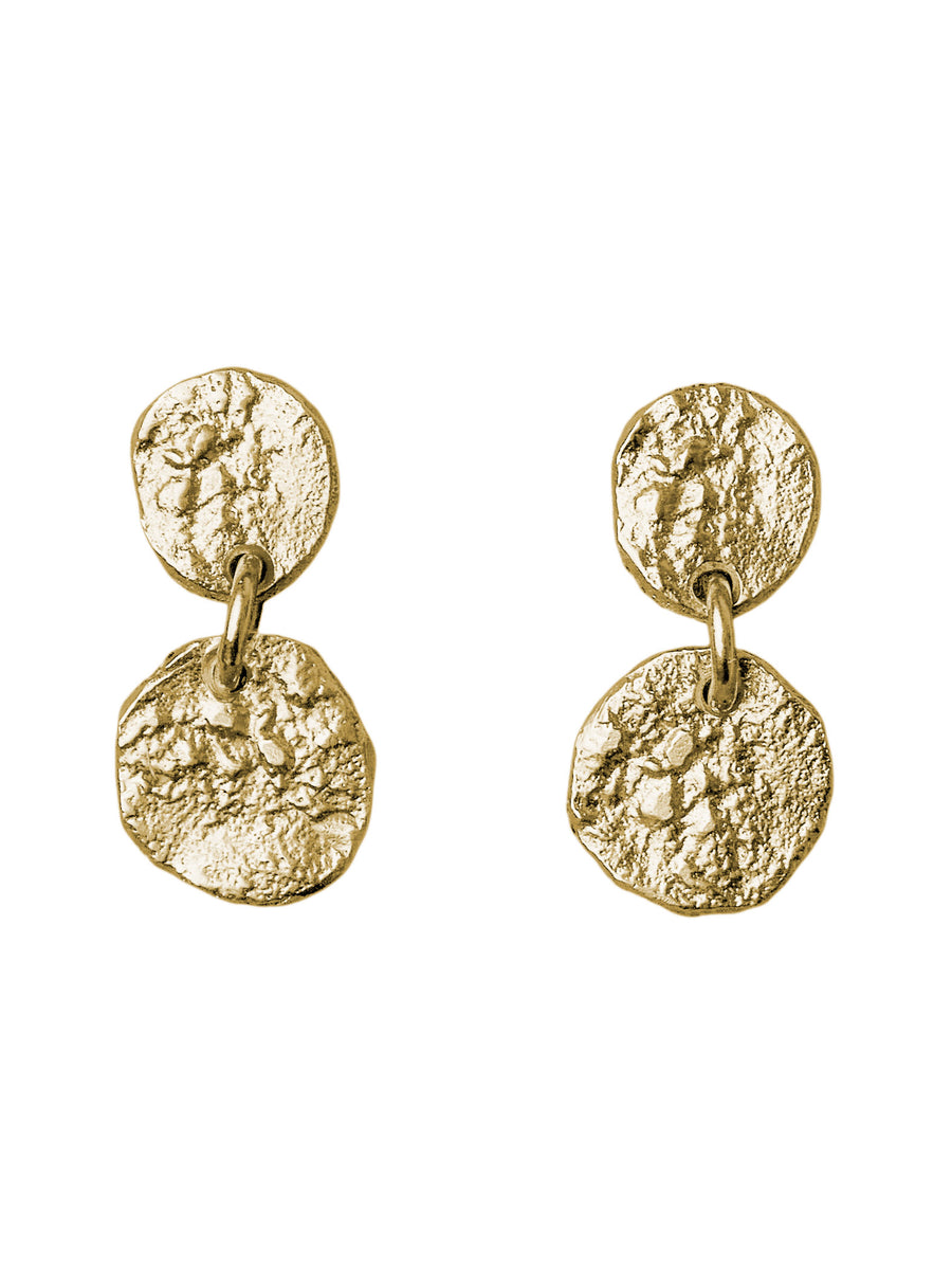 Organic Shapes - Coin earrings
